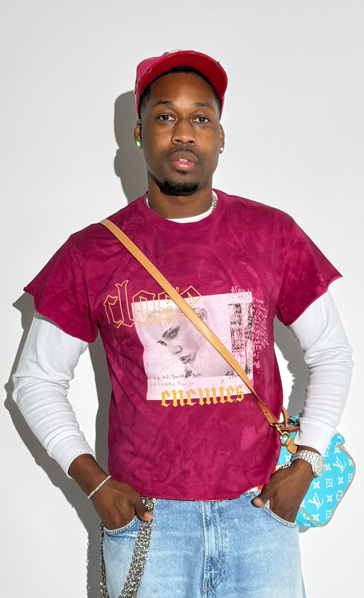 Exclusive Red Tie-Dye Tee