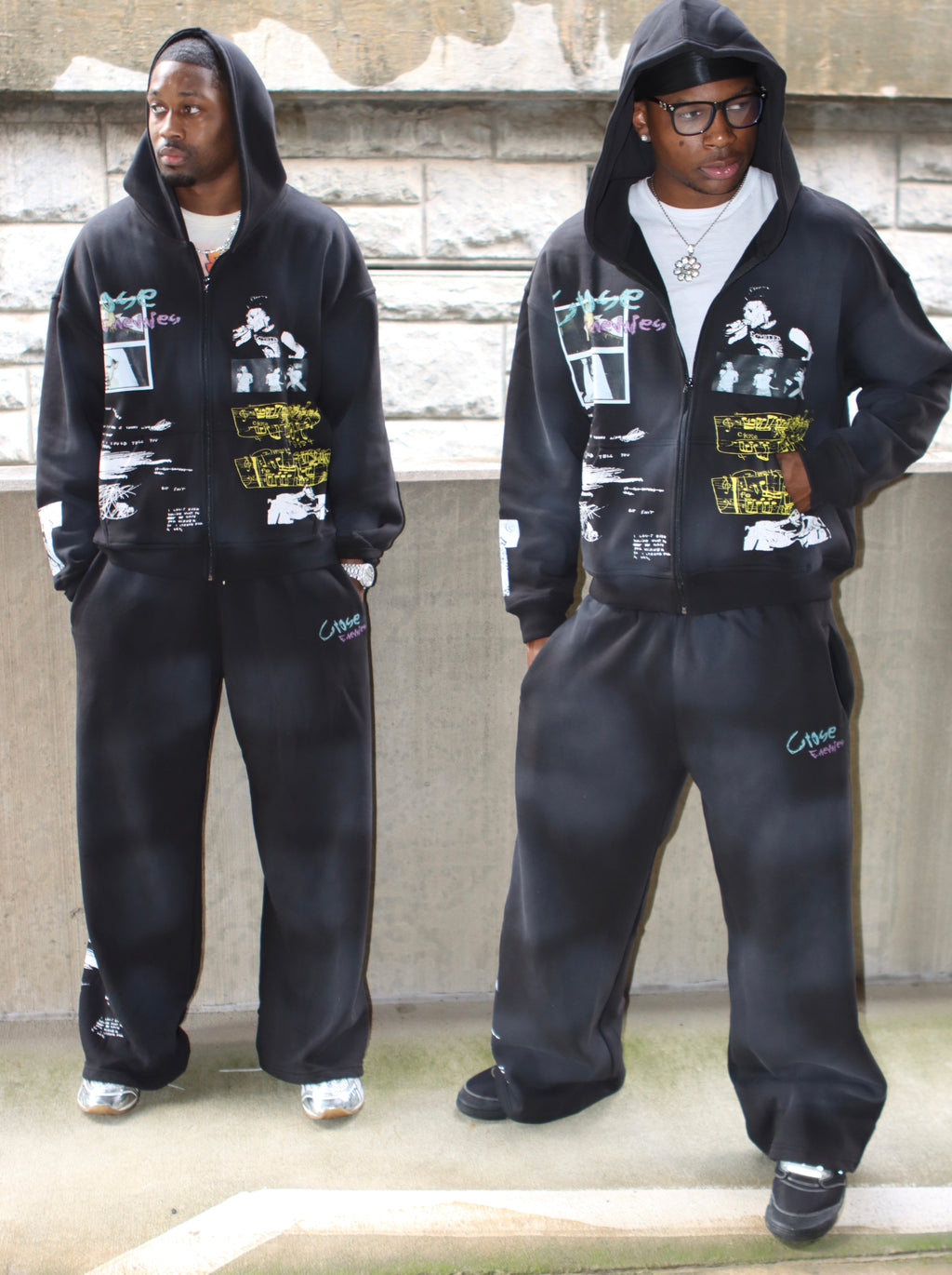 BLACK SWEATSUITS