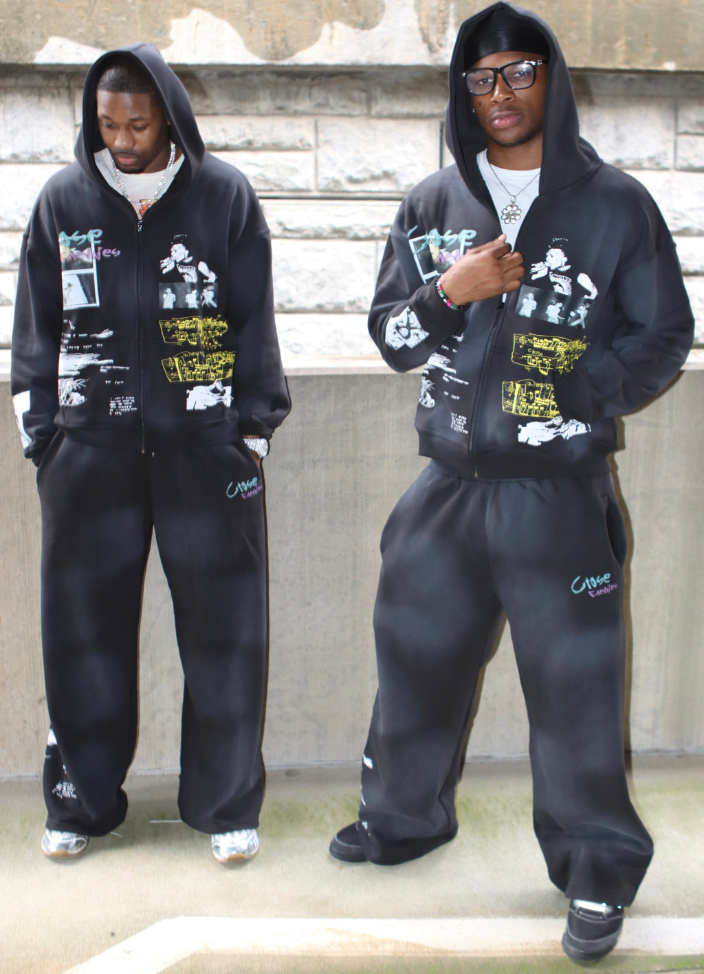 BLACK SWEATSUITS