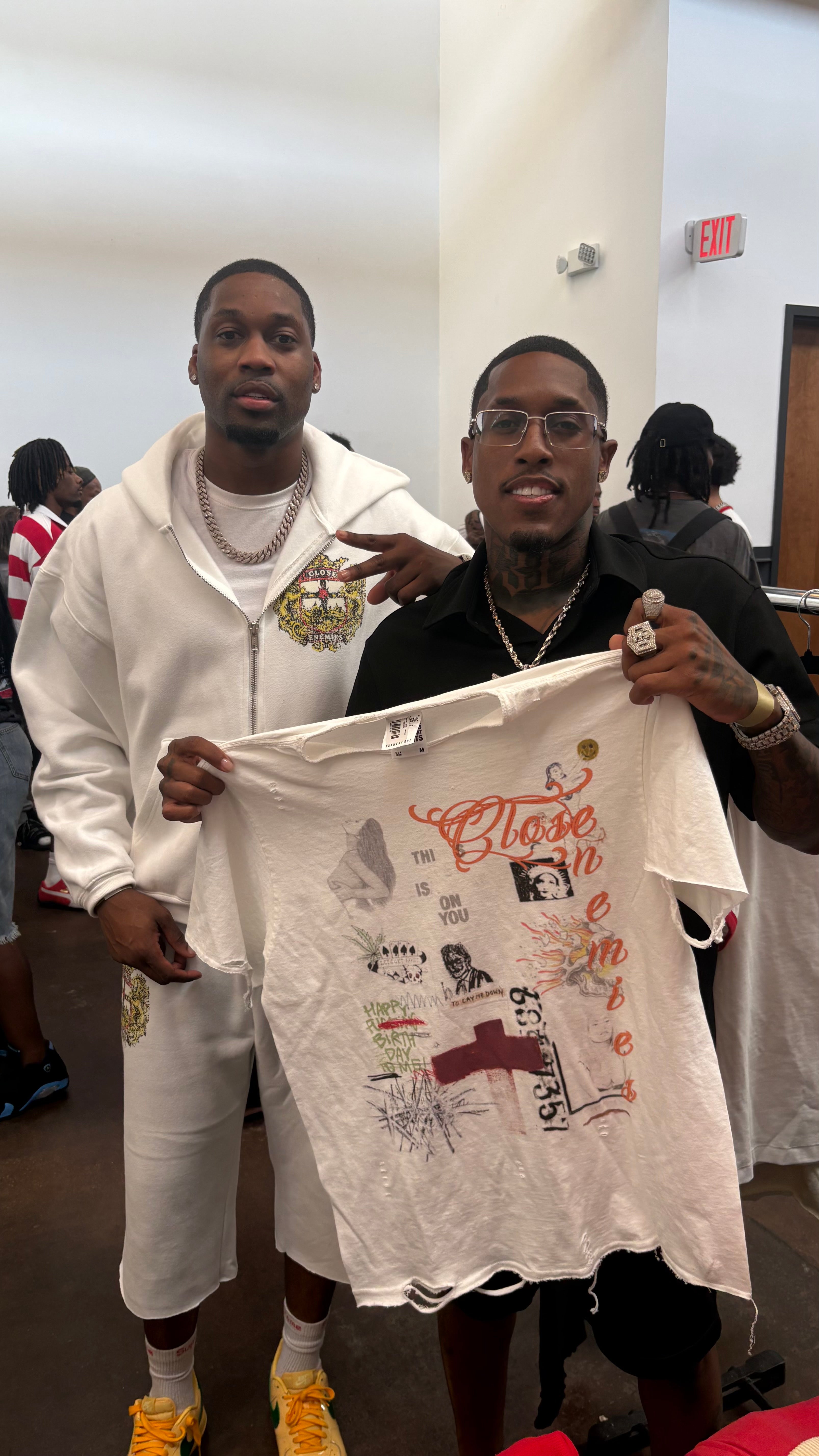 White " Customer Appreciation Tee"